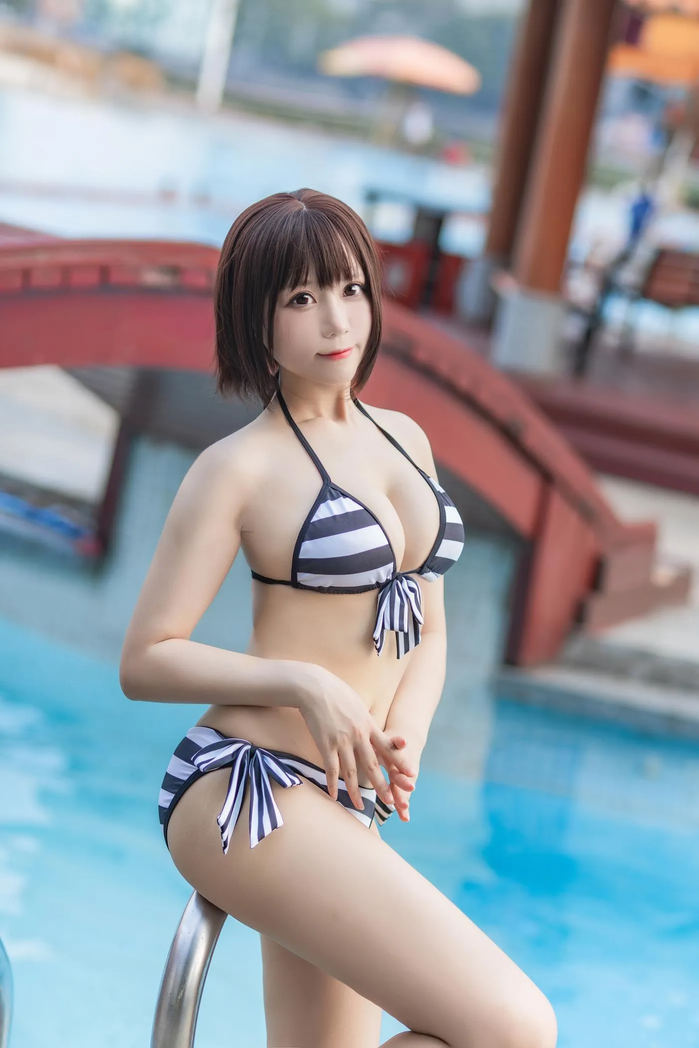 Nyako喵子 – NO.19 加藤惠泳装 [11P]插图5